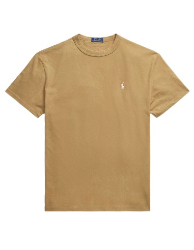 Polo Ralph Lauren Classic Fit Jersey Crewneck T-Shirt Light Rustic Tan meilleur choix