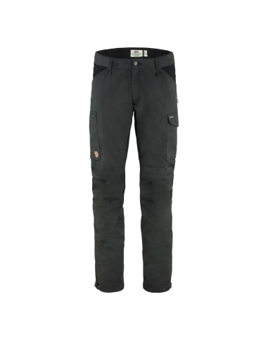 Fjallraven Kaipak Trousers Reg Leg Dark Grey / Black une grave pollution 