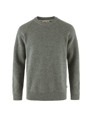 Fjallraven Ovik Rib Sweater Grey soldes