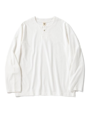 Jackman L/S Henleyneck T-Shirt White livraison et retour toujours gratuits